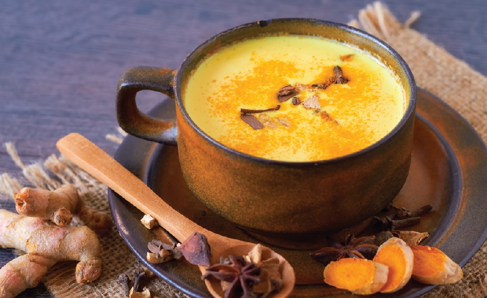 Bebida quente Dourada