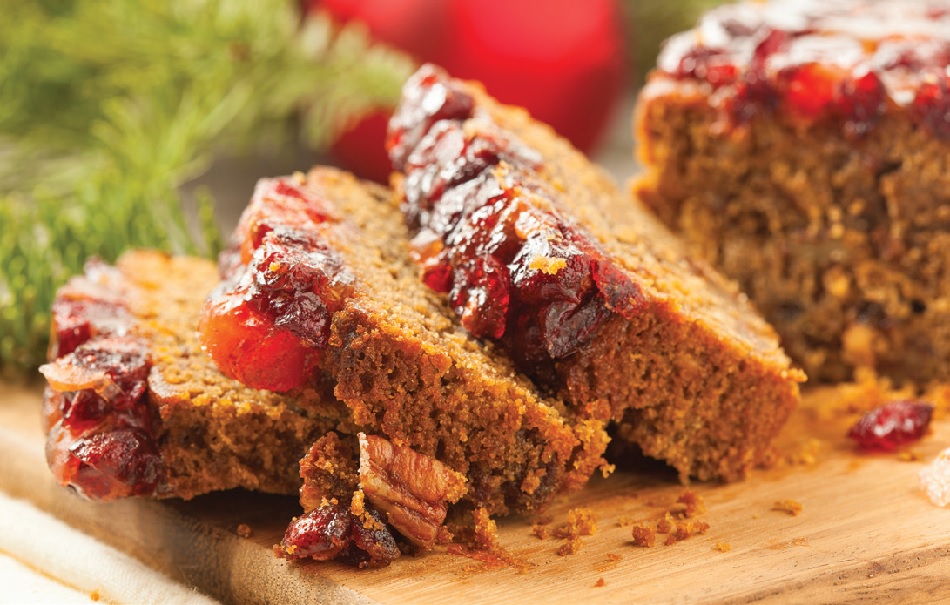 Bolo de Frutos Secos e Goji