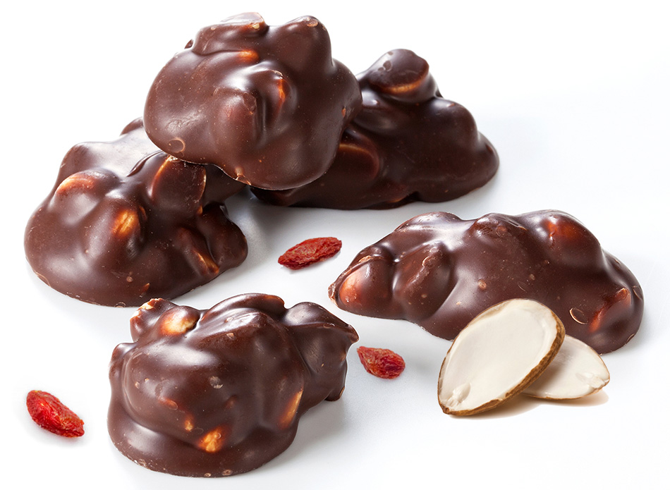 CROCANTES DE AMÊNDOA E GOJI