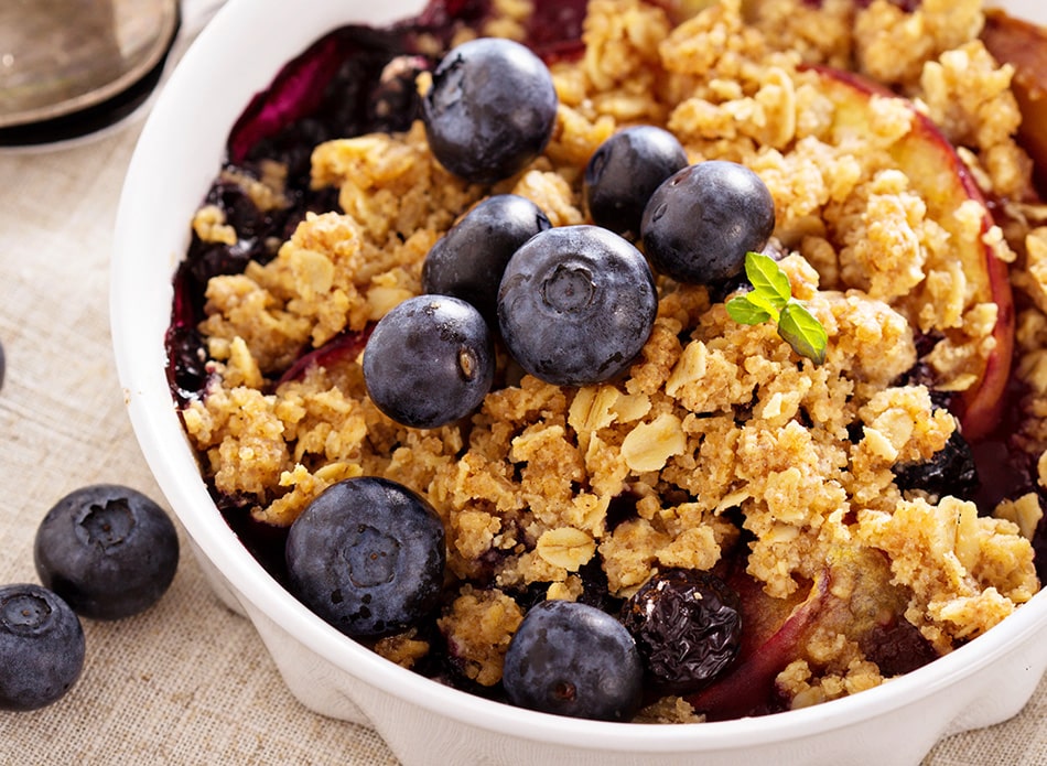 CRUMBLE DE FRUTOS VERMELHOS