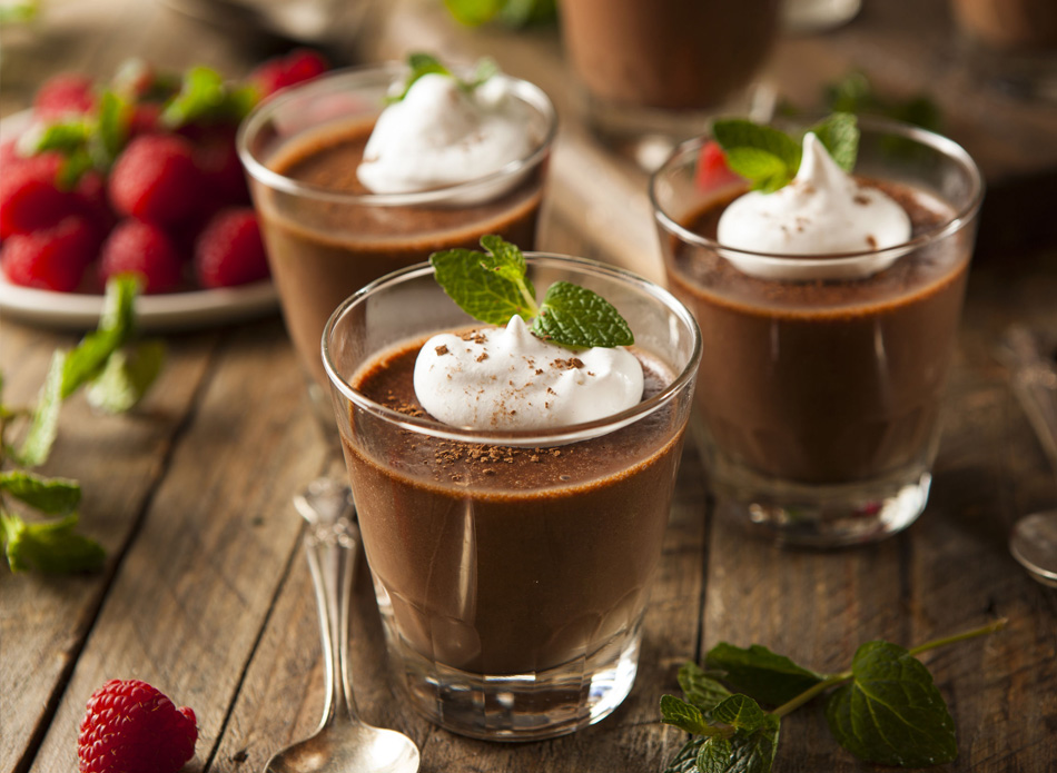 Mousse de Chocolate saudável